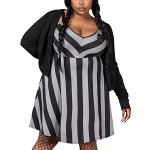 Killstar Nevermore Mini Dress [PLUS]